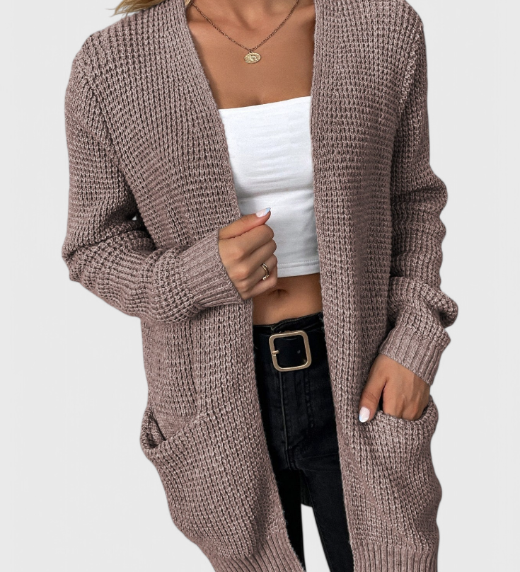 Anneliese Cárdigan de Mezcla de Cachemira Premium