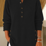 Elise Jersey de Punto Liso con Mangas Largas