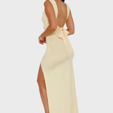 Marijka™ - Vestido elegante y eterno con abertura