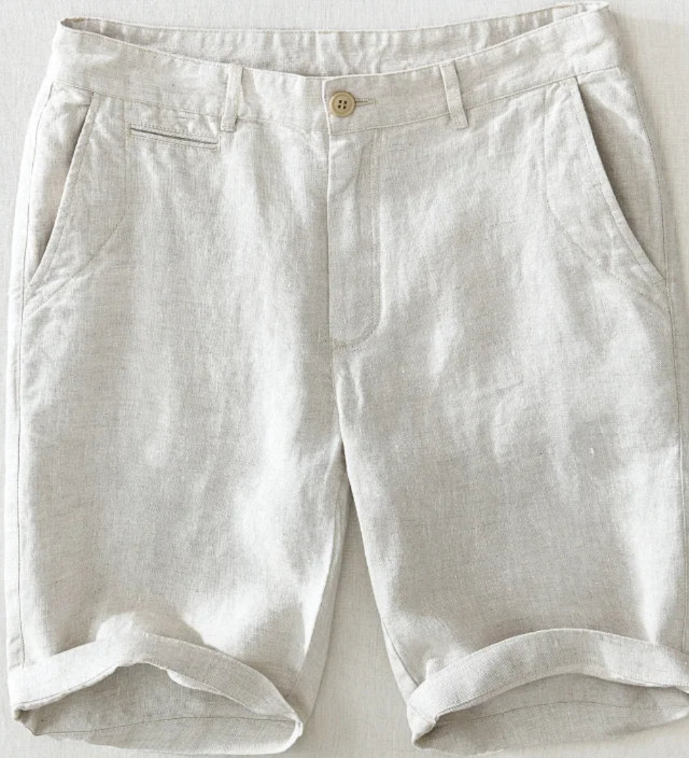 Pantalones cortos de lino Lisbo