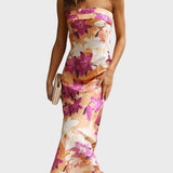 Ivomira™ - Vestido largo de satén