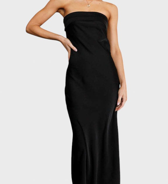 Ivomira™ - Vestido largo de satén