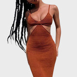 Iliyana™ - Vestido midi de punto