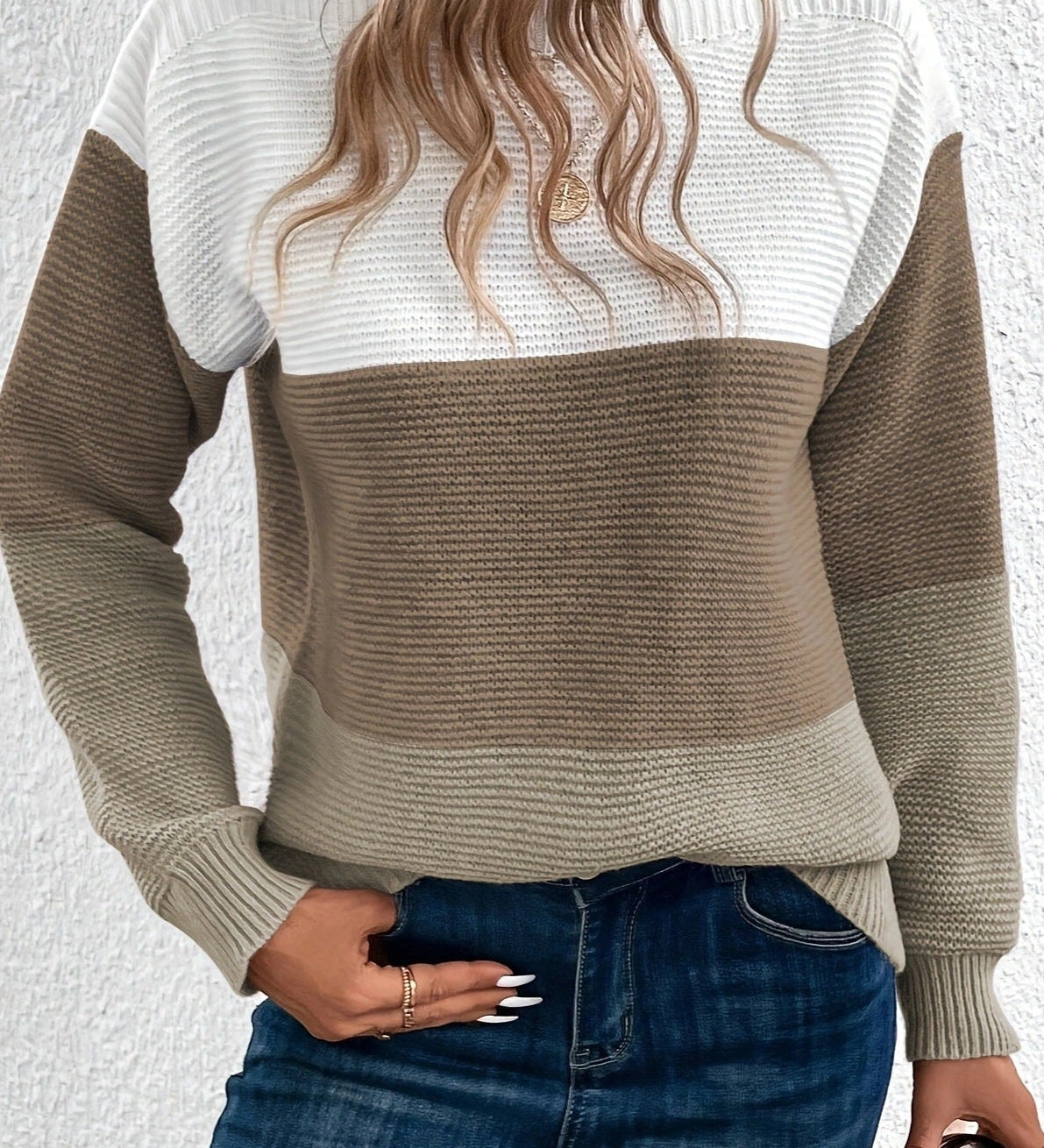 Soria Jersey de Mezcla de Lana con Toque Suave