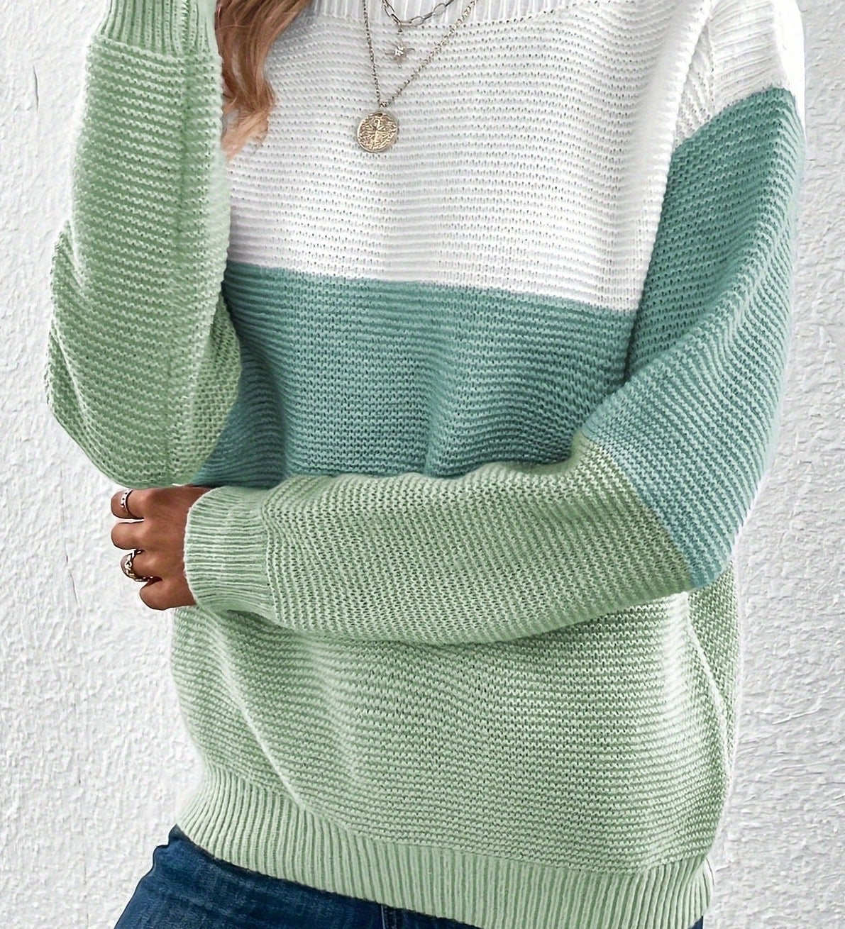 Soria Jersey de Mezcla de Lana con Toque Suave