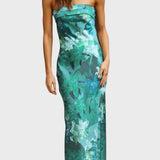 Ivomira™ - Vestido largo de satén