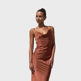 Marfa™ - Vestido largo de satén