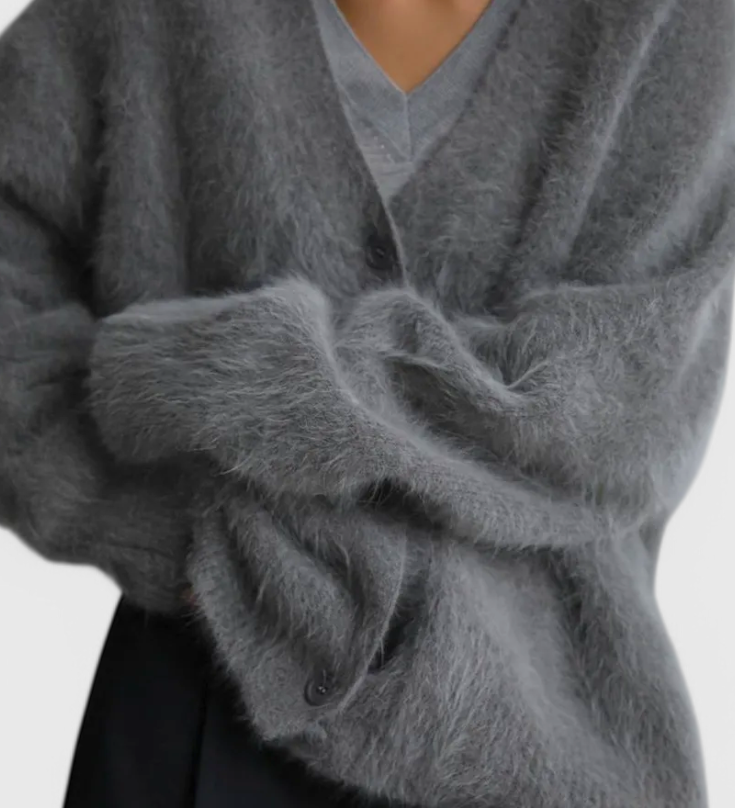 Daniela Cardigan de Mezcla de Cachemira Suave