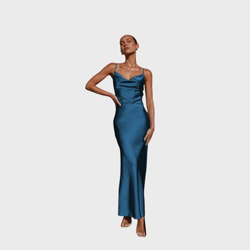 Marfa™ - Vestido largo de satén