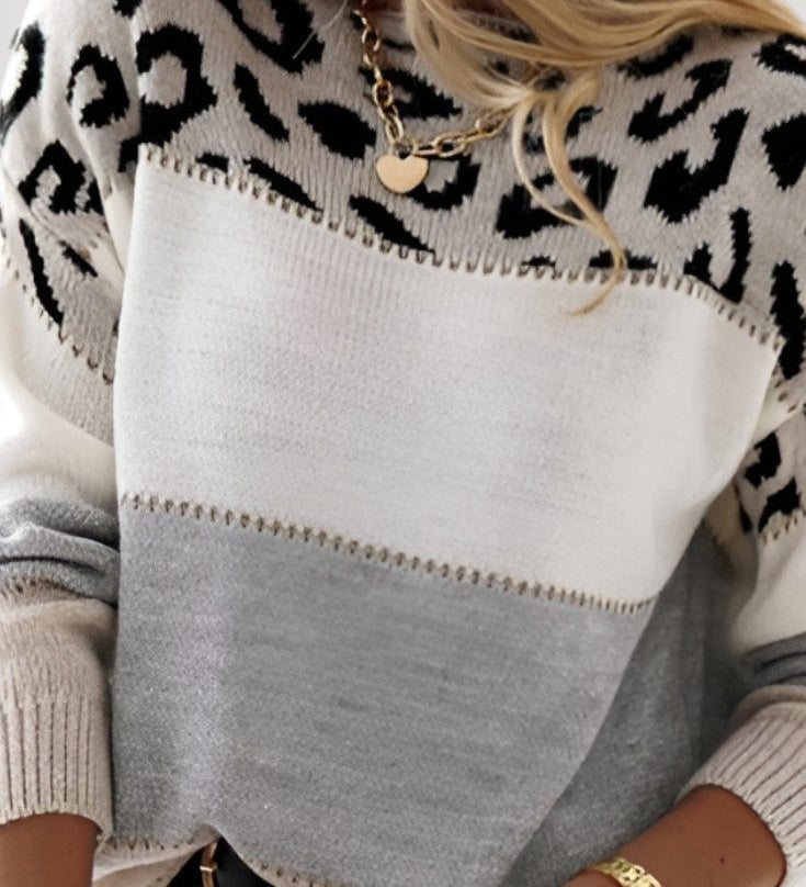 Sophie Jersey de Punto con Patrón Juguetón