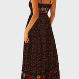 Kiriaki™ - Vestido maxi de flores con tirantes finos