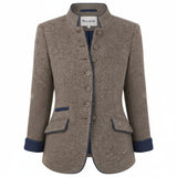 Paola Cárdigan Elegante con Cuello Alto