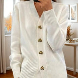 ADELE CÁRDIGAN ELEGANTE CON BOTONES DE CORAZONES