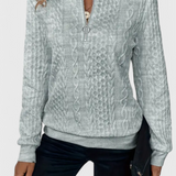 Zoey Jersey de Punto con Cremallera Suave