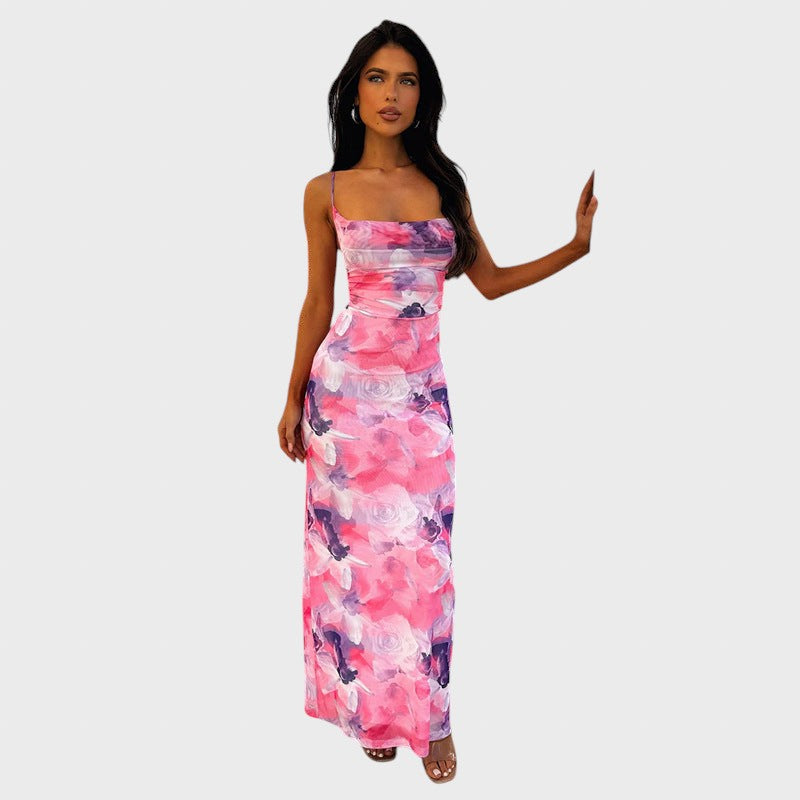 Krastina™ - Vestido romántico con motivos florales