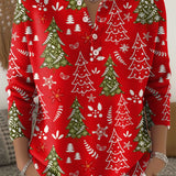 Edith Jersey de Navidad con Botones