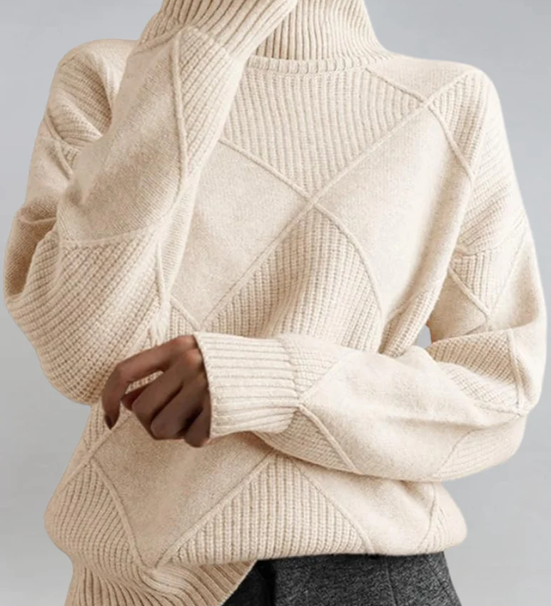 Lauren Suéter de Cuello Alto