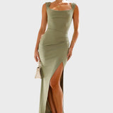 Marijka™ - Vestido elegante y eterno con abertura