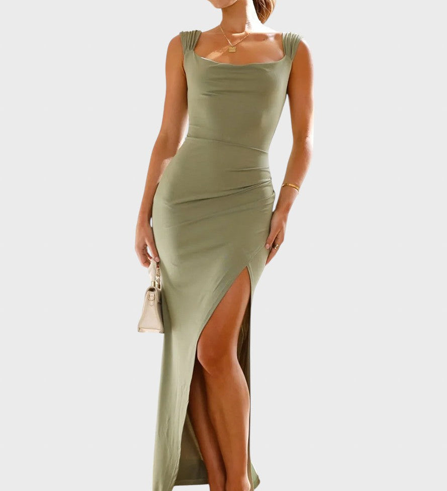 Marijka™ - Vestido elegante y eterno con abertura