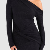 Stoian™ - Vestido maxi brillante